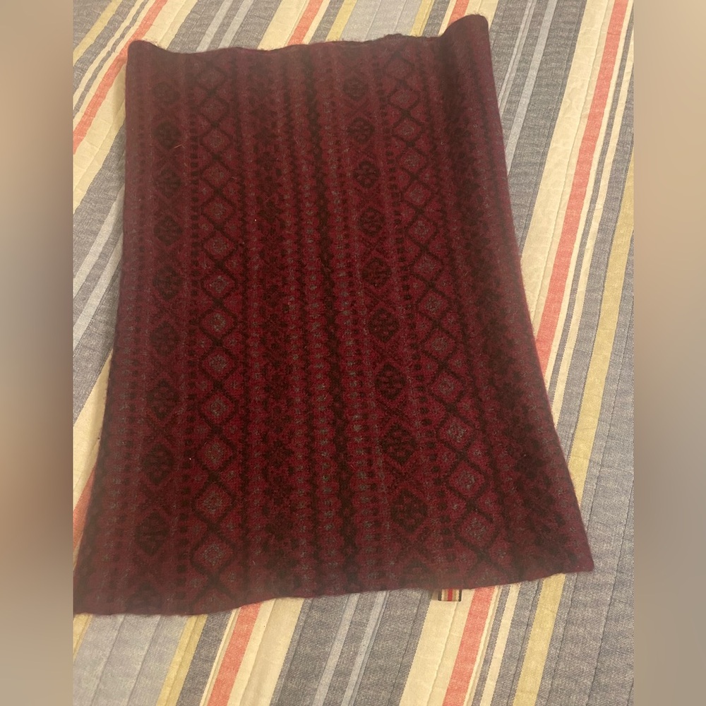 Burberry Wool & Cashmere Fair Isle Tube Scarf /Snood